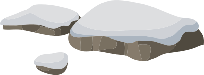 Alpine Landscape Rock Snowy 1d Al1 clipart