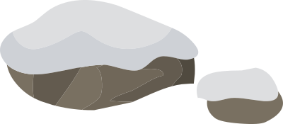 Alpine Landscape Rock Snowy 1e Al1 clipart