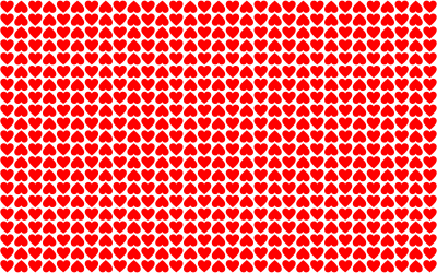 Alternating Hearts Pattern Background clipart