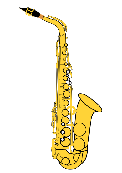 Alto Saxophone clipart
