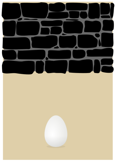 Always on the Side of the Egg clipart