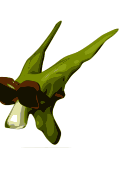 AM Alien Head 1 clipart