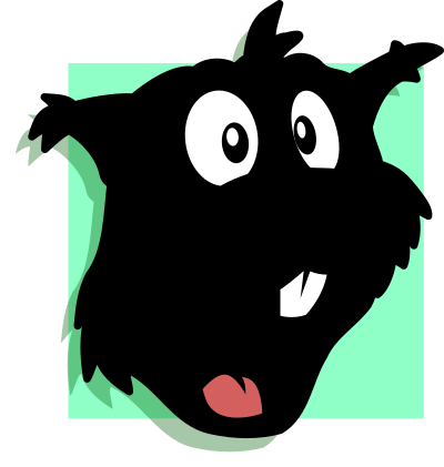 Amazed chipmunk avatar clipart