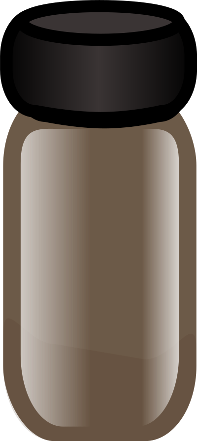 Amber Vial clipart