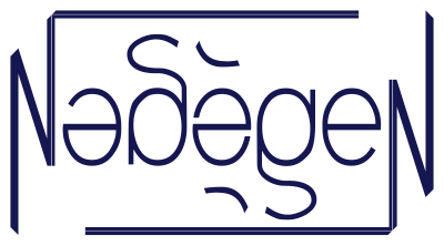 Ambigramme NadÃ¨ge clipart