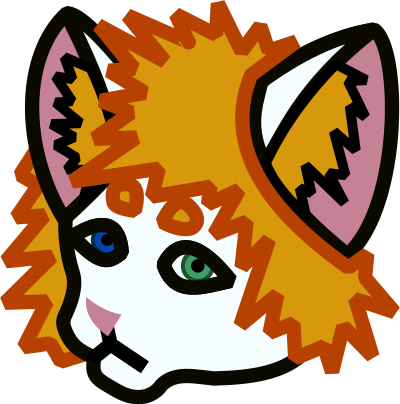 Ambiguous Anthro Furry Cat Head clipart