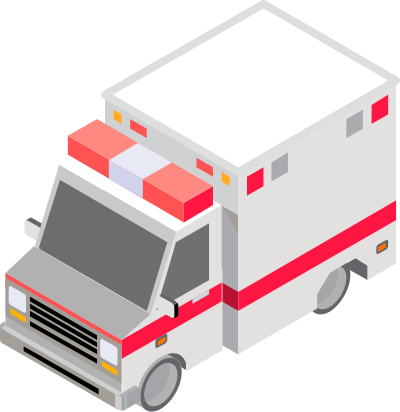 Ambulance - Isolated clipart