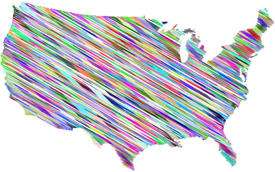 America Sketched Prismatic clipart