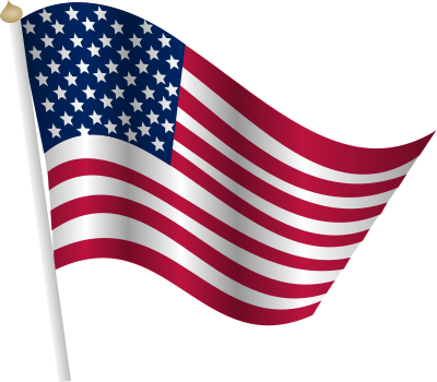 American flag clipart