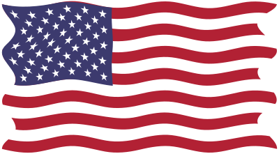 American Flag Breezy clipart
