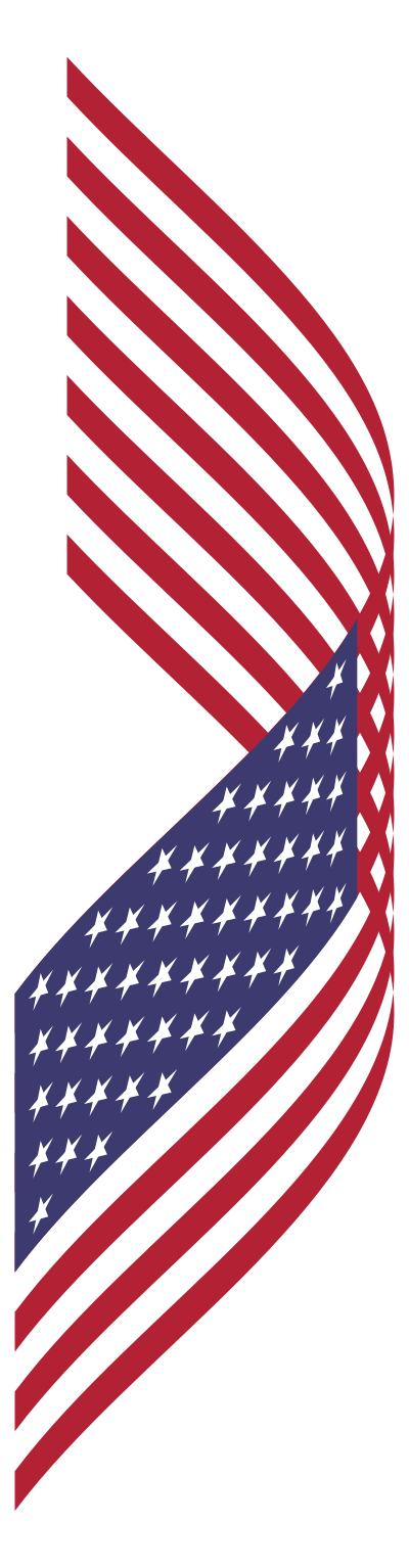 American Flag Breezy 3 clipart