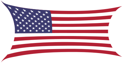 American Flag Breezy 6 clipart