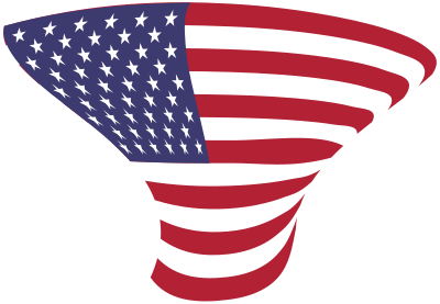American Flag Breezy 7 clipart