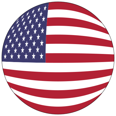 American Flag Orb With Stroke clipart