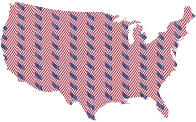 American Flag Pattern United States clipart