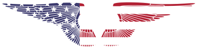 American Hand Drawn Wings clipart