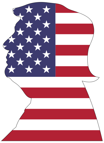 American Trump With Stroke clipart