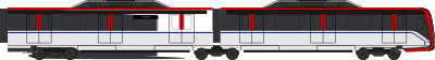 Ampang Line LRT (second generation) clipart