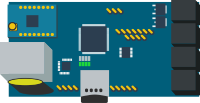Amphisbaena Two-Platform DTN node clipart