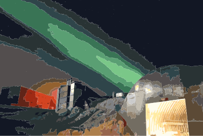 Amundsen-Scott marsstation ray h edit clipart