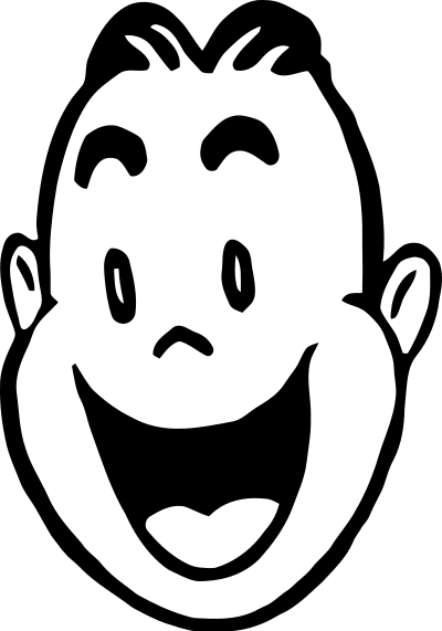 Amused Man 5 clipart
