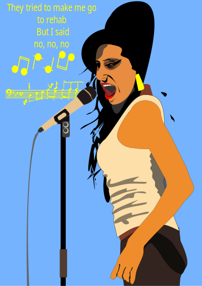 Amy Winehouse clipart