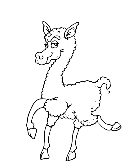 An Alpaca clipart