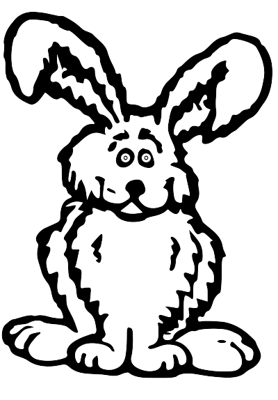 An Angora Bunny Rabbit clipart