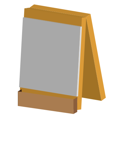 An easel clipart