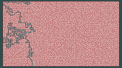 An HD Maze - Solution clipart