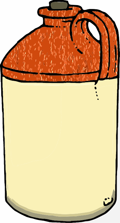 An old jug clipart