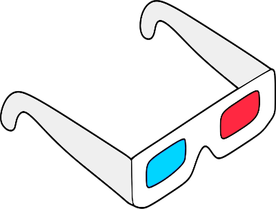 Anaglyph Glasses clipart