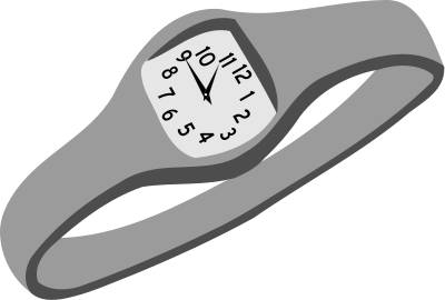 Analogue watch clipart