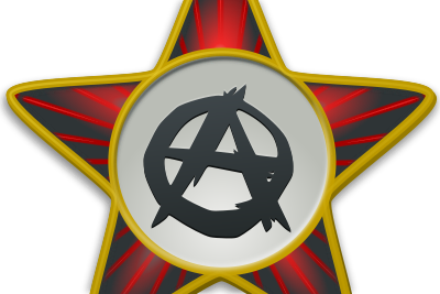 Anarchist star clipart