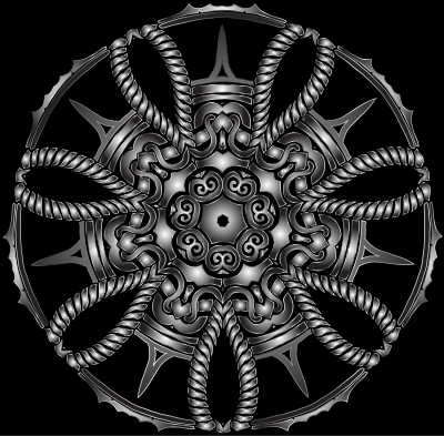 Ancient Wheel 8 clipart
