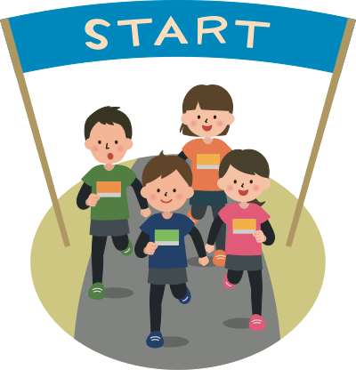 And they're off! (#2) clipart