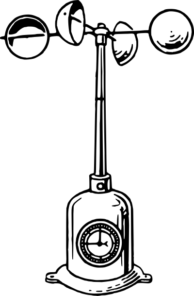Anemometer 2 clipart