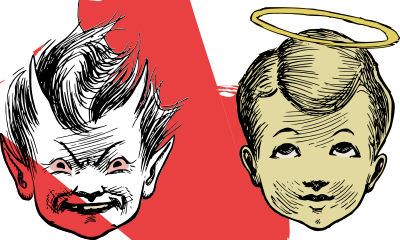 Angel and Demon - Colour Remix clipart