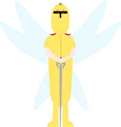 Angel with Sword clipart