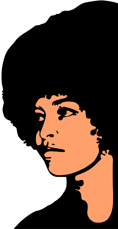 Angela Davis clipart