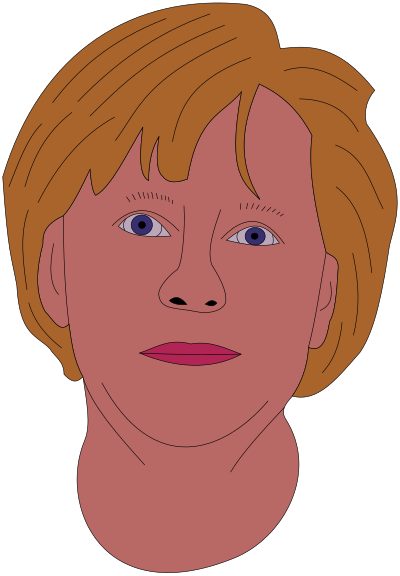 Angela Merkel clipart