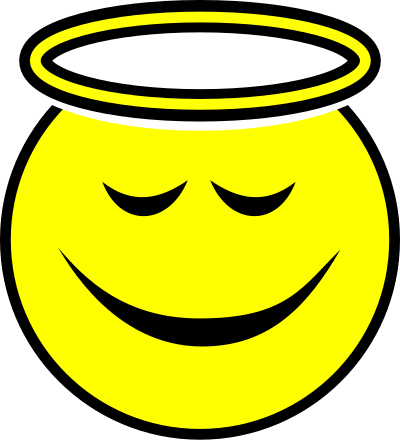 Angle smiley clipart