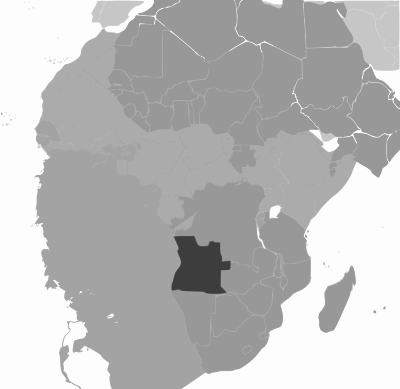 Angola location clipart