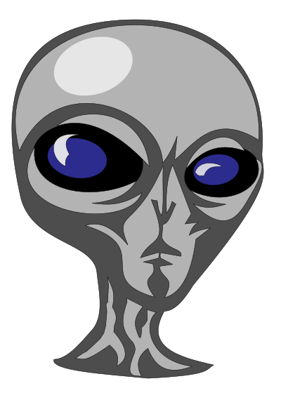 Angry Alien clipart