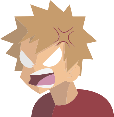 Angry Boy clipart