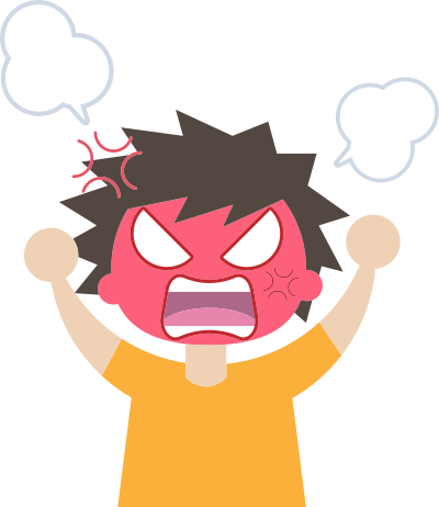 Angry Boy Chibi clipart
