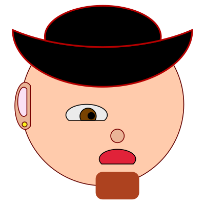 Angry Dictator clipart