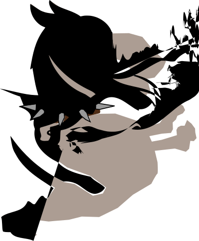 Angry dog clipart