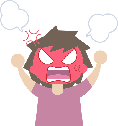 Angry Girl Chibi clipart