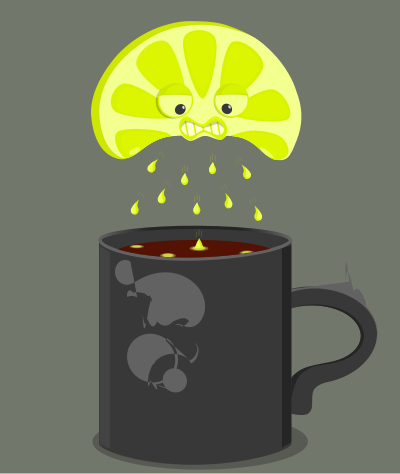 Angry lime clipart